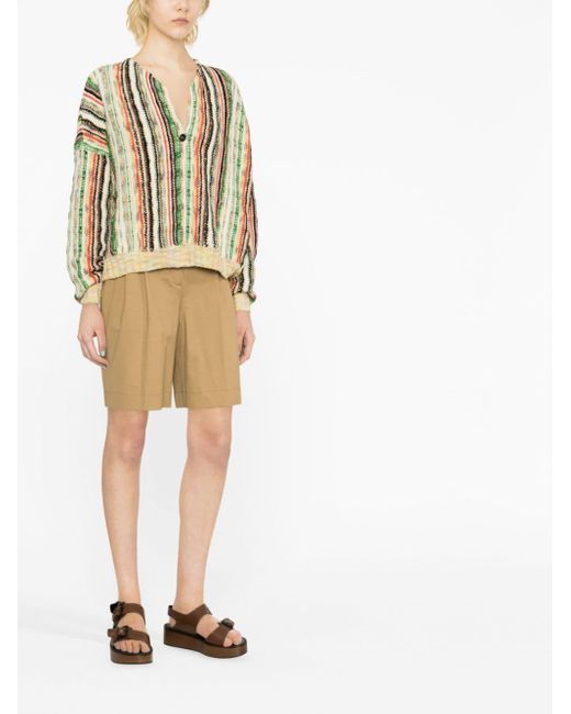 Cárdigan a rayas VITELLI de color Red