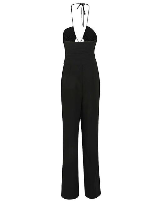 Jonathan Simkhai Black Gala Cut-Out Jumpsuit