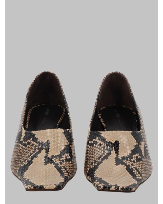 Khaite Black Chic Animal Print Heels
