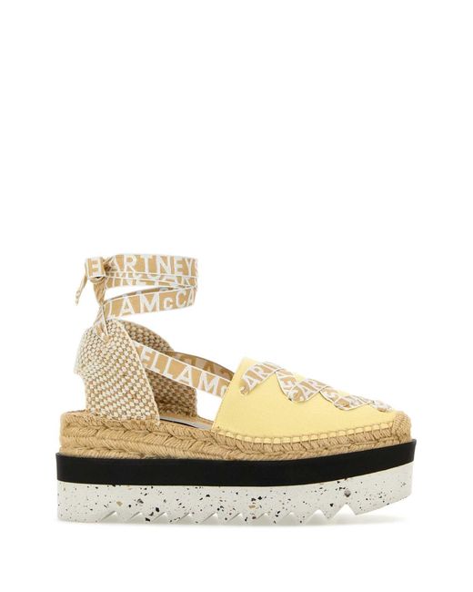 Stella McCartney Natural Canvas Gaia Espadrilles