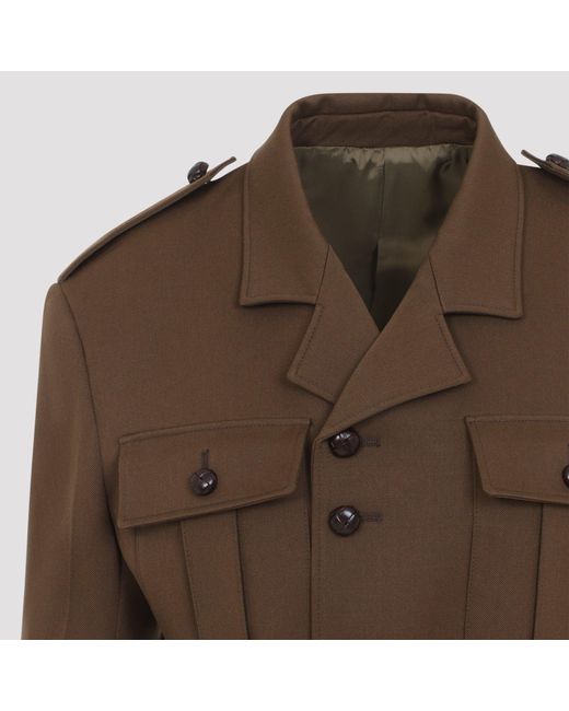 Céline Brown Peplum Jacket