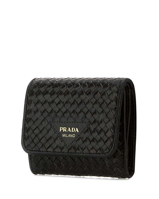 Prada Black Leather Wallet