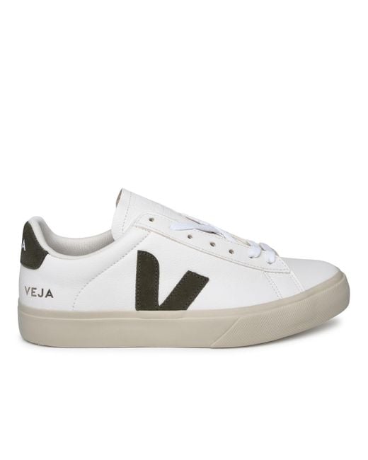 Veja Elfenbein Chrom freie Lear -Feld -Sneaker in Metallic für Herren