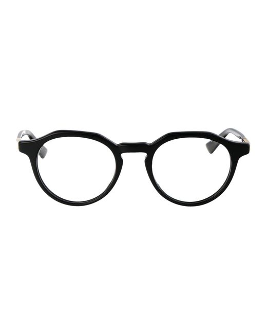 Bottega Veneta Black Transparent Acetate Glasses for men