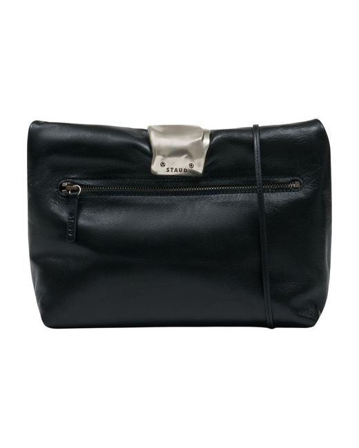 Staud Black Cuff Clutch
