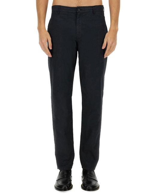 Aspesi Blue Chino Pants for men