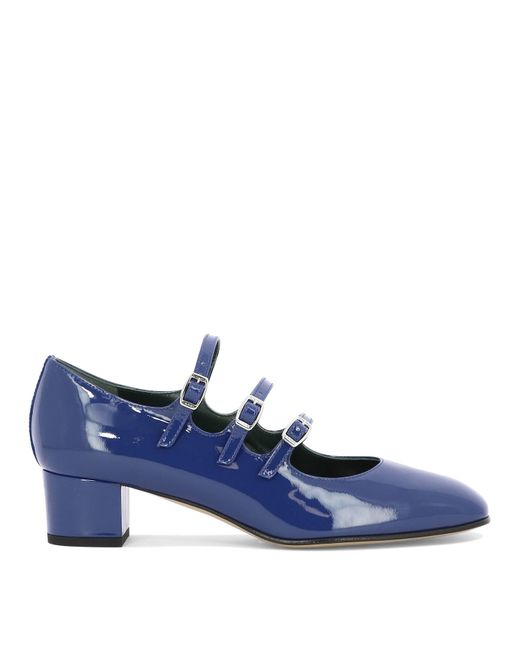 CAREL PARIS Blue "kina" Mary Janes