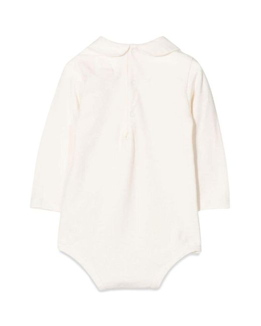 Teddy & Minou White Bodysuit M/L Small Logo