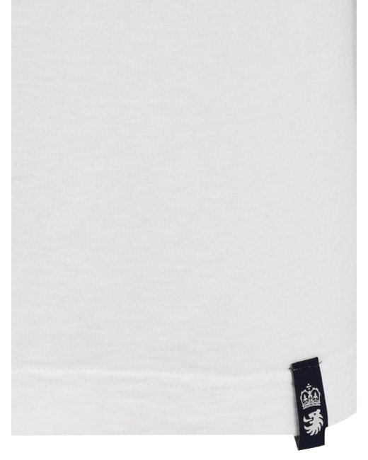 Drumohr T Shirts En Polos Wit in het White voor heren
