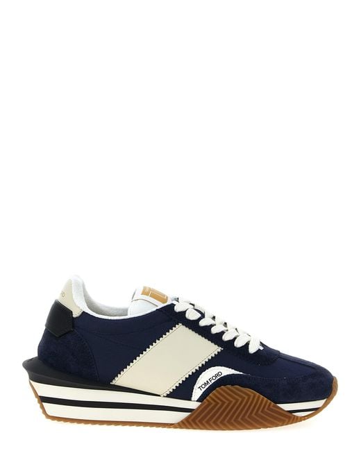 Tom Ford Blue James Sneakers for men
