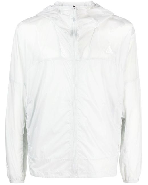 Nike White Acg Cinder Cone Windbreaker Jacket for men