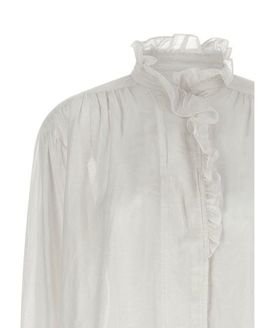 Isabel Marant White "Pamias" Top