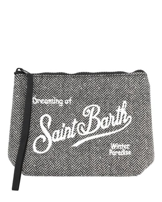 Mc2 Saint Barth Gray Clutch Bag "Aline"