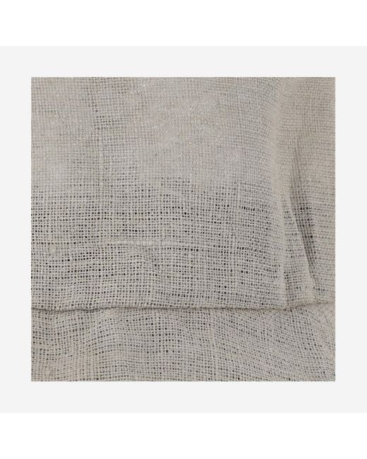 Reinhard Plank Gray Linen Bucket Hat