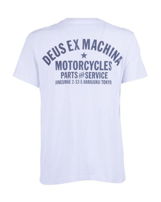 Deus Ex Machina White Harajuku Address Tee for men