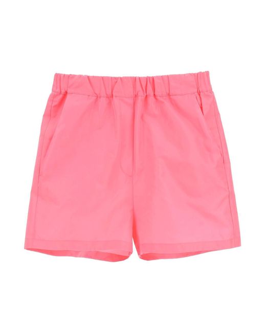 MSGM Pink Technische Faeille -Shorts