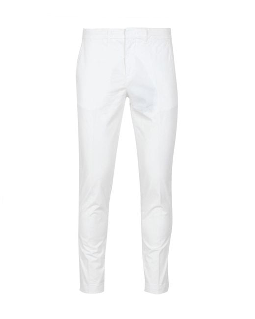 Fay Broek Wit in het White voor heren