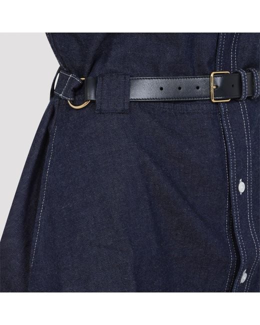 Céline Blue Denim Dress