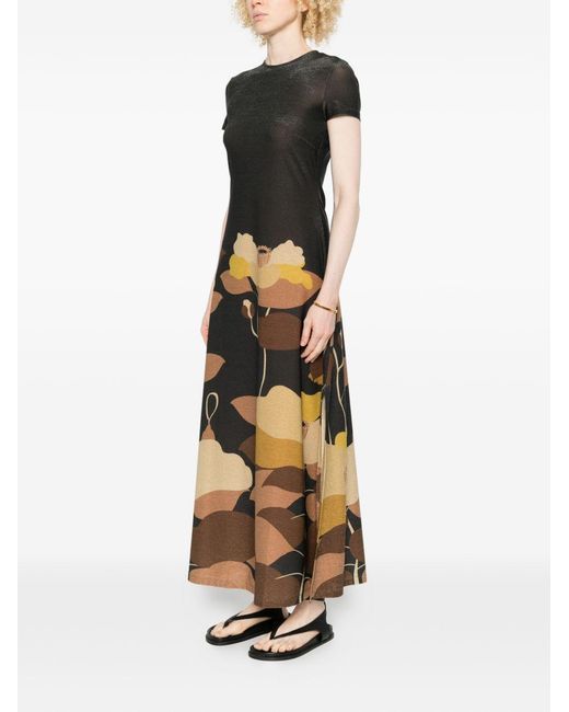 Siyu Gray Ninfa Long Dress