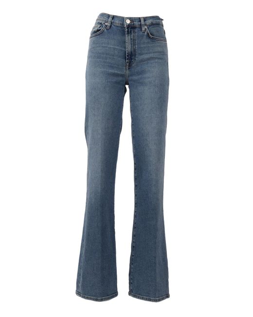 7 For All Mankind Blue Modern Dojo Oceanstone