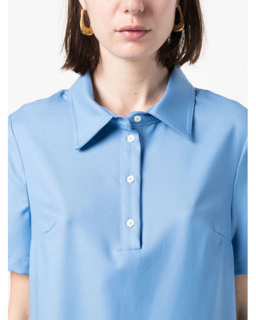 Loulou de Saison Blue Buttoned Long Dress Clothing