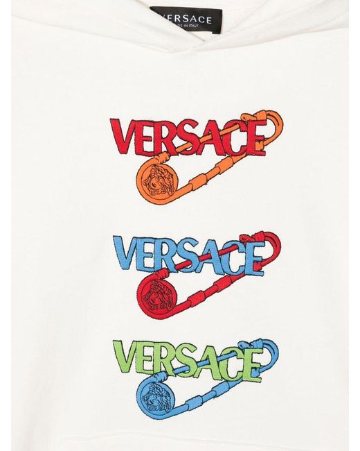 Versace White Pins Hoodie