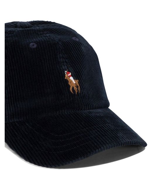 Polo Ralph Lauren "Pony" geblätter Baseballkappe in Blue für Herren