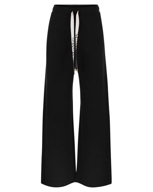 Max Mara Potenza Jersey joggen Broek in het Black