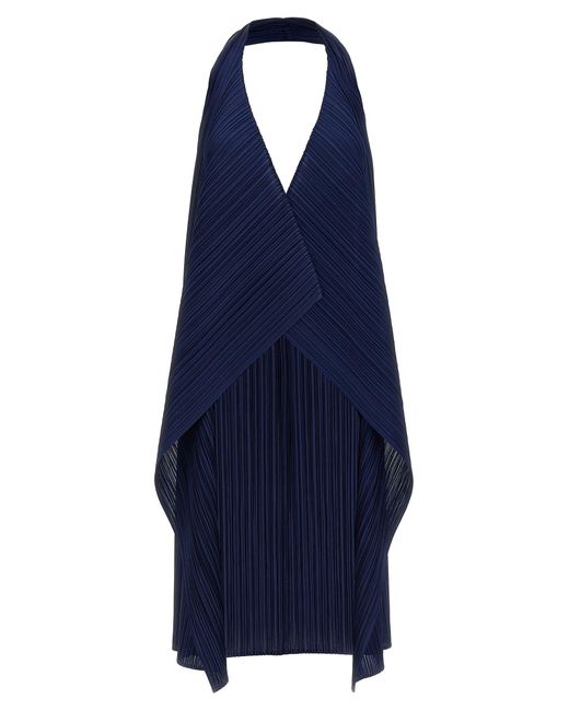 Pliegues por favor issey miyake 'colores mensuales: chaleco de febrero' Pleats Please Issey Miyake de color Blue