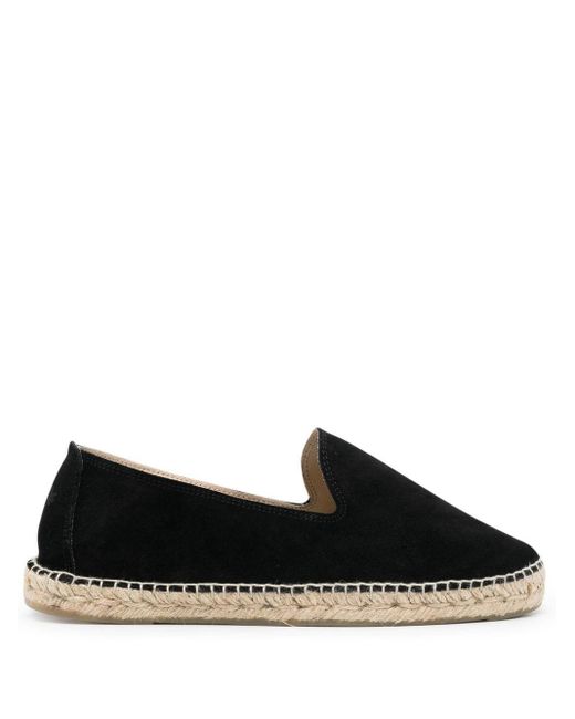 Manebí Black Hamptons Suede Espadrilles