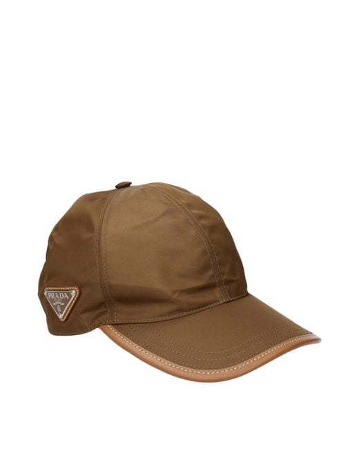 Prada Brown Hats Polyamide/Cork