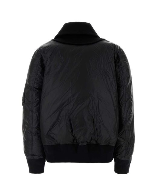 Sacai Black Nylon Sown Jacket
