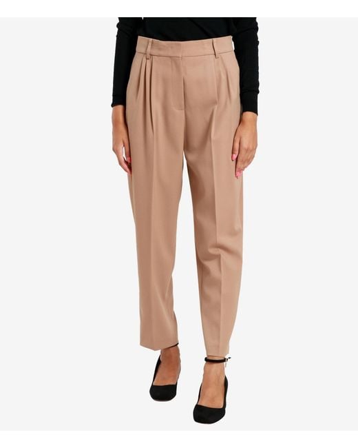 Erika Cavallini Semi Couture Natural Trousers