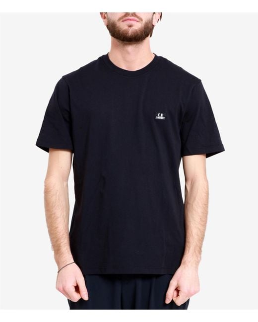 C P Company Black T Shirts And Polos