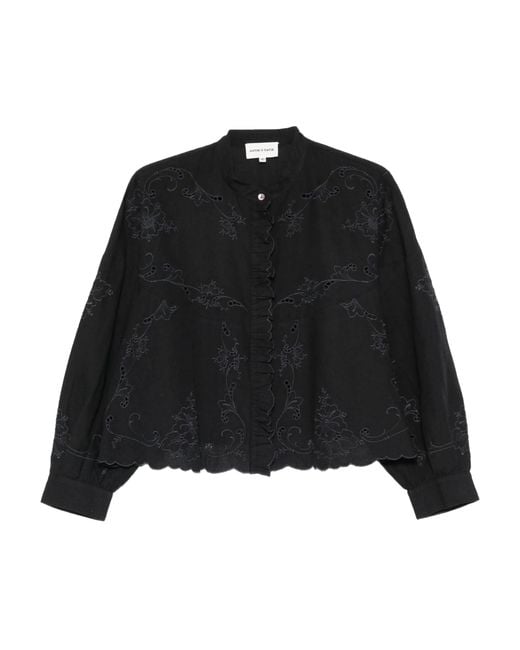 Antik Batik Black Carmina Blouse