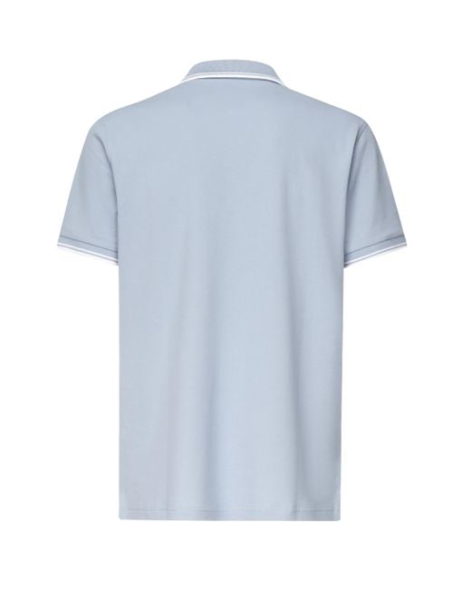 Polo azul claro con logotipo Fay de hombre de color Blue