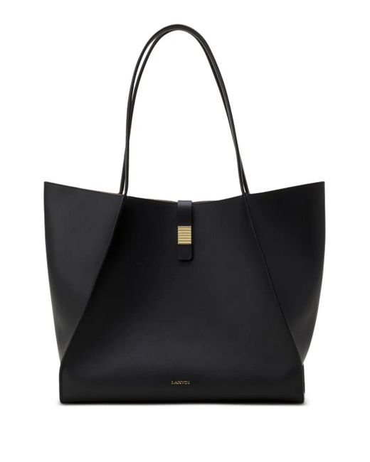 Lanvin Concerto Arpège Leren Shopper in het Black