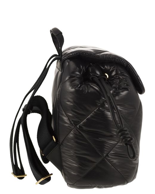 Moncler Black Puf Laqué Nylon Backpack