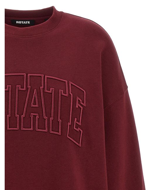 ROTATE BIRGER CHRISTENSEN Roteer Birger Christensen 'heavy Sweat' Sweatshirt in het Red