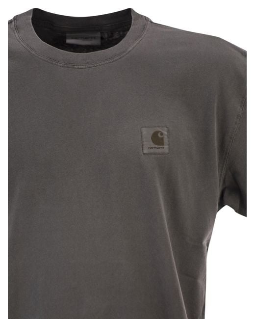 Carhartt Gray T-Shirt With Square Label