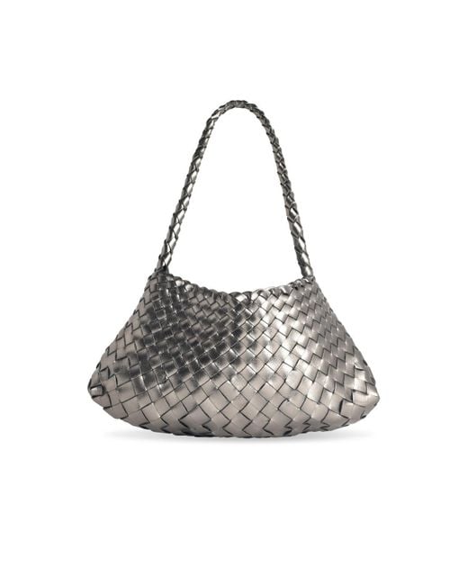 Dragon Diffusion 'rosanna' 'covert Foil' Lear Bag in het White