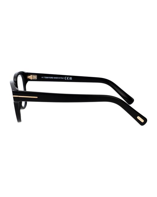 Tom Ford Black Round Optical Ft5977 B 001 for men