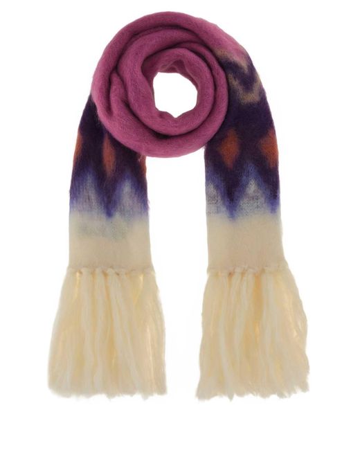 Isabel Marant Multicolor Wool Blend Amanie Scarf