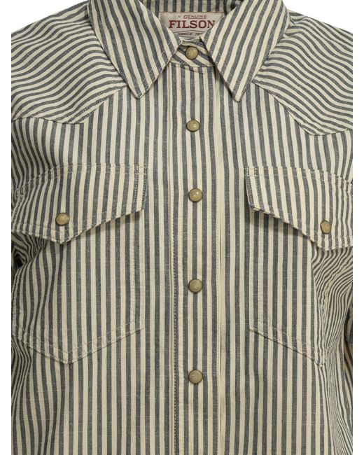 Filson "westers" Casual Overhemd in het Gray