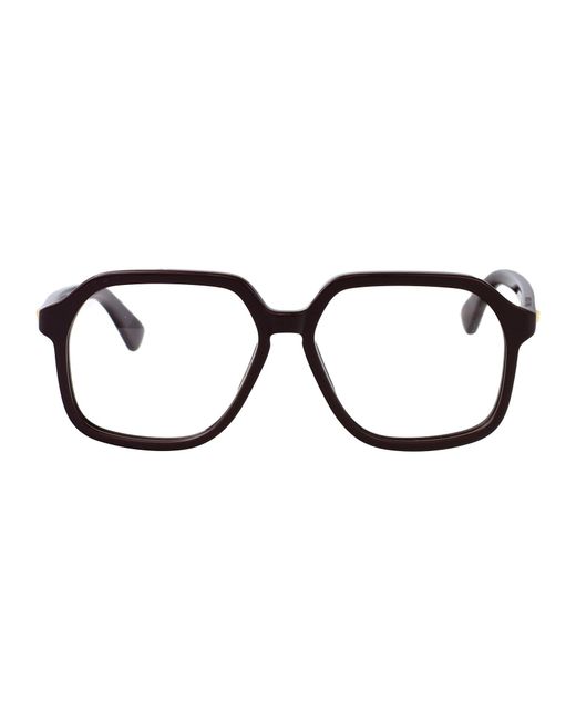 Bottega Veneta Black Acetate Optical Glasses