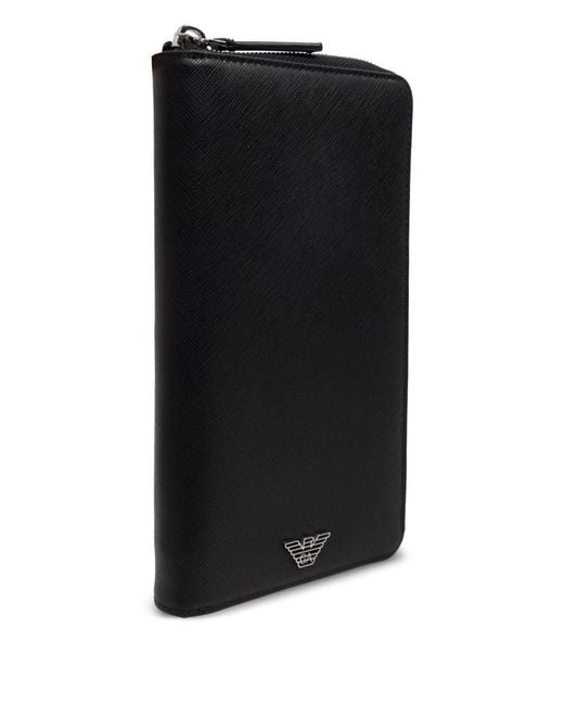 Emporio Armani Black Logo Organizer for men