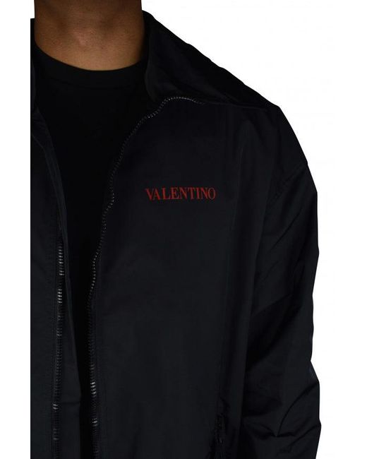 Valentino Garavani Blue Moon Print Waterproof Jacket