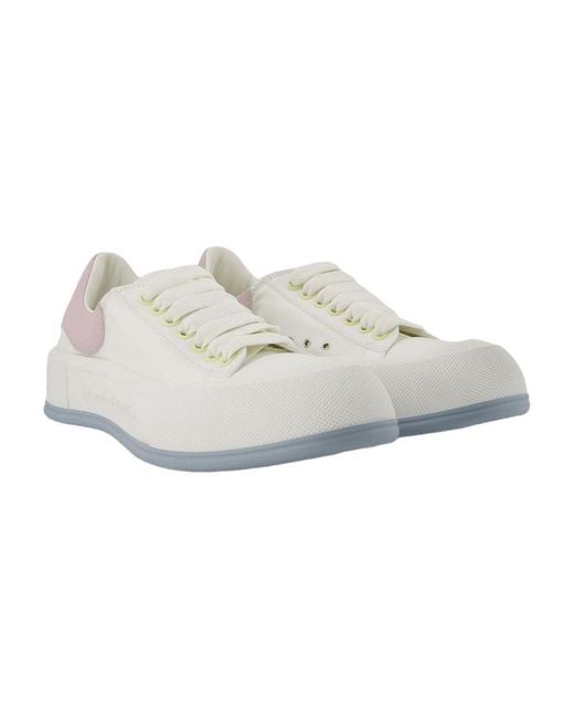 McQueen Gray Oversized Sneakers