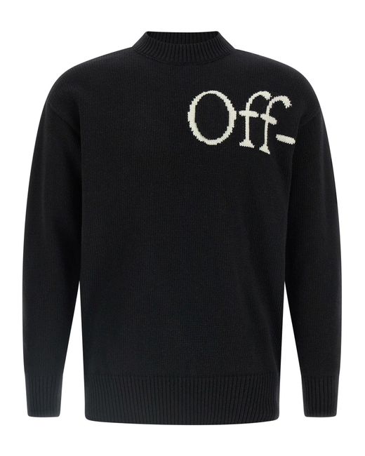 Off-White c/o Virgil Abloh Black 'Bookish Shared Knit' Sweater