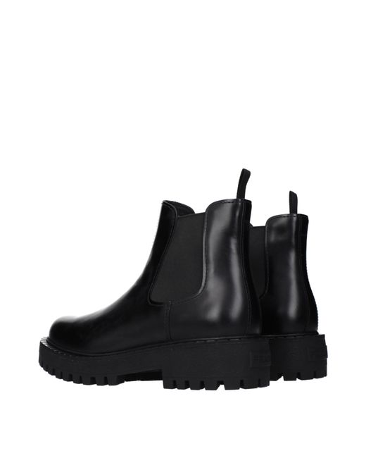 Prada Black Ankle Boots Leather